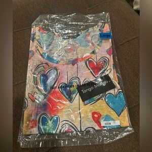 NWT Tango Mango Top with Cap Sleeves